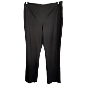 A2 Ralph Lauren Black Wool Blend Straight Leg Career Dress Pants Size‎ 14